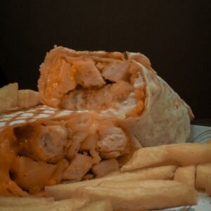 brown bread with white cream